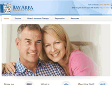 Tablet Screenshot of bayareahormones.com